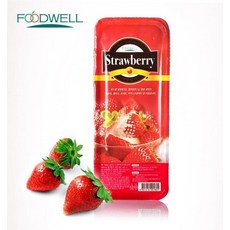 푸드웰 가당딸기 냉동 슬라이스 1kg, 1개