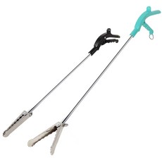 쓰레기 청소 신발 정리 90cm 철제 긴손잡이 집게 휴지줍기, 색상랜덤, 색상랜덤, 1개