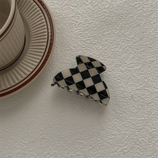 高級感仿醋酸鯊魚夾 後腦勺髮夾 氣質網紅髮飾 韓系簡約髮夾 髮夾批發 台灣熱銷+怪手爪-棋盤格+默認顏色