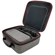 Qmaker 收納包 子母包 硬殼包 適用於 Nintendo Switch OLED, 1個, Oled 灰色 子母包