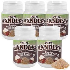펫츠핸들러 프리미엄 소라게 전용먹이, 50g, 5개