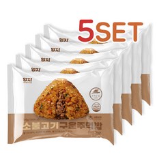 엄지 소불고기 구운주먹밥, 5개, 100g
