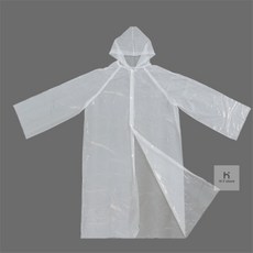 일회용 비옷(남녀공용) 남녀성인 일회용 우비 비옷, 1개