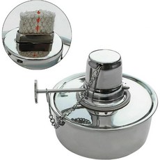웨스턴 툴 100ML 알코올-스피릿 버너 램프 금속 캡과 나사 조절식 심지가 있는 중벽 스테인리스강 방폭 기능, 웨스턴 툴 100ML 알코올-스피릿 버너 램프 금속 캡