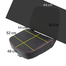 지게차 시트 커버 대형등받이가죽커버 등받이 가죽 운전석 의자 소형 쿠션, 두꺼운 대형 쿠션 커버는 내마모성 및 방수 가죽입니다.