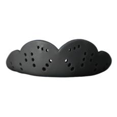 // NORDITION // SISU MAX 運動牙套 - 成人平面加厚款 美國製 客製化齒型 護齒 MMA 拳擊 跆拳道 空手道 柔術 牙膠, 黑色, 1個