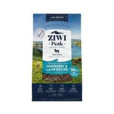 【ZIWI滋益巔峰】4kg 經典系列96%鮮肉狗糧 - 牛肉/雞肉/羊肉/鯖魚羊肉 生食 風乾肉糧 全齡狗 肉片, 1個, 鯖魚羊肉