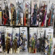 臺灣出貨 古代兵器名劍金屬刀鞘模型 鬥羅海賊動漫周邊武器 22CM, 壺中日月劍,約22厘米, 1個