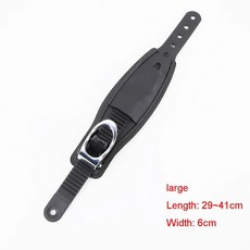 경우에 사용할 겨울 조절식 스키 스트랩 바인딩 부착물 래칫 래더로 신발끈을 고정, 색상: 3. One large shoelace, 1개