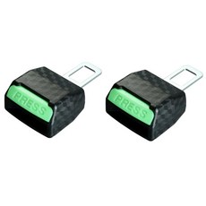 발통마켓 2P 야광 안전벨트 연장 클립 좌석벨트 확장 버클 안전띠연장, 그린+블랙, 2개