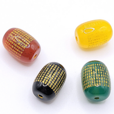 반야심경 천연석 악세사리 만들기 부자재, 1개, 오닉스