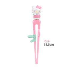 韓國製 Lilfant 極限MAX 學習筷 易握 第一階段學習筷 左手 右手 兒童筷子 學習筷左手 大耳狗 酷洛米 兎子, 1個, 凱蒂貓(右手), 凱蒂貓