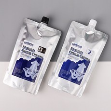 코르메사 오징어먹물 염색약 1제500g+2제500g 대용량 저자극 셀프 새치커버, 블랙, 1세트