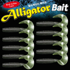 JRC 엘리게이터 와인드4인치 그럽 우럭광어웜 쏘가리 농어 배스 빅마마글럽, PA01