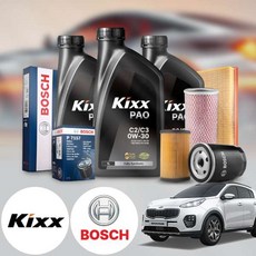 기아 스포티지QL(16~18) 1.6d 디젤 킥스 제로 0W30 퍼포먼스 합성엔지오일 필터세트