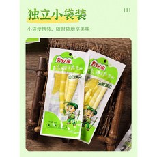 중국 산초 맛 죽순 샹런쟈 중국죽순, 30개, 24g