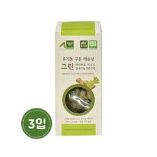 유가원 유기농 구운 캐슈넛 그린, 3개, 140g
