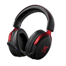 마이콩 MCHOSE V9 Pro 무선 게이밍 헤드셋 7.1 FPS 경량 노이즈캔슬링 2.4G수신기포함 2000mAh, 블랙&레드