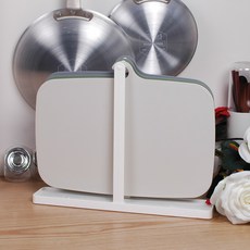 [국내산] 리빙앤봄 슬림 인덱스 도마세트 (도마3종+거치대), 도마3종+거치대, 1개