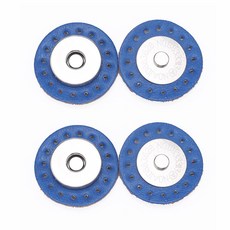 아유넬 가죽 자석 스냅 단추, 블루, 2개