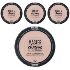 메이블린 마스터 크롬 메탈릭 하이라이터 6.7g, 4개, 050 Molten Rose Gold
