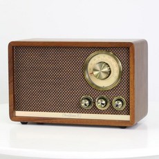 CHAOYUAN R1 SW FM 라디오 우드 레트로 블루투스 스피커 포함 가정 주방 카페 무선 스트리밍용 단파 CHOYONG, ChaoYuan R1 월넛 솔리드 우드 블루투스 스피커