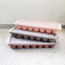 세이실리 아이스트레이 28구 얼음틀28구 3p세트, 샌드핑크 그레이 인디핑크 3p, 1개