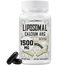 AJAXERRUE 리포조말 AKG 칼슘 CA AKG 1500mg 60정 유로드, 1개, 60정(1병)