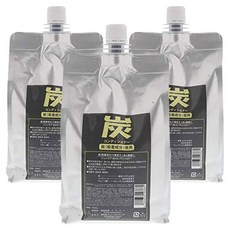 Jun Cosmetic 숯 컨디셔너 리필 1000ml, 3개, 1L