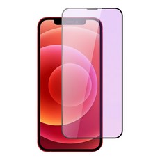 AGC 旭硝子 iPhone 12 Pro Max 全覆蓋玻璃保護貼 滿版黑框濾藍光鋼化膜 (二入組), 1組