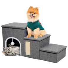 오케어 강아지 고양이 계단 고양이 숨숨집 반려동물 펫스텝 하우스