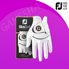풋조이 스테이소프 여성 골프장갑 스타소프 왼손 필드 고급 양피 장갑 StaSof, 20호, 1개