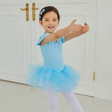 베베샤 여아 프릴튜튜 일체형 발레복
