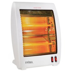 2단 쿼츠 히터 미니 소형 석영관 화이트/핑크 700, 화이트 Q1909