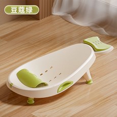 YAQIN 寶寶/月子/成人洗頭躺椅 家用便捷洗頭床, 1個, 伸縮式洗頭椅綠,【軟膠頭枕 四檔可調】