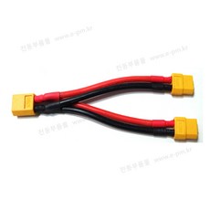 전동킥보드 XT60 2분배 케이블 12AWG, XT60 케이블 2분배선 TYPE-1 형