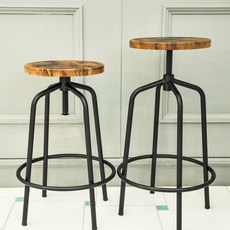 Tasteful 特斯屋 仿古木 升降吧台椅 台灣製 #61731, 1個