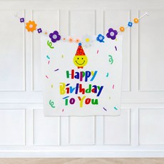 형광 데이지 가랜드 (부직포재질) chl+55895eX