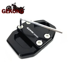[호환] SYM CRUISYM 300 GTS joymax GTS300i 오토바이 CNC 킥 스탠드 풋 사이드 확장 지지판 확대기 패드, 18 GTS300i Black
