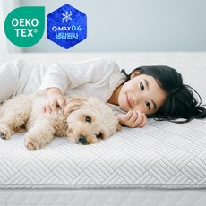 크린포유 냉감패드 침대패드 이불 베개커버 얼음쿨매트, 쿨매트, 슈퍼싱글(110X205), 쿨매트