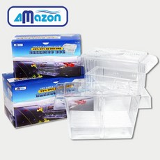 아마존 부화통(소/17x7.5x8.5cm) / 번식통 사육 산란용 격리박스