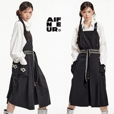 Aife run way 앞치마 미용앞치마 카페 프리미엄 앞치마 Ethnica S 사이즈, 1개