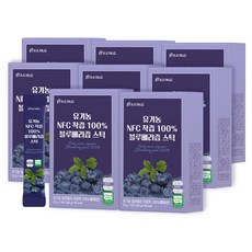 빌트루 유기농 NFC 착즙 100% 블루베리즙 스틱, 8개, 280g
