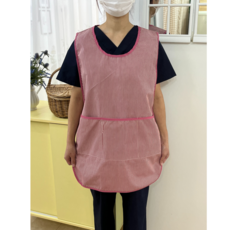 앞치마 원펴스형앞치마 조끼형앞치마 어린이집 요양보호사용 방수 주방 카페 빅사이즈 예쁜 앞치마, 1개, 조끼형(블랙)