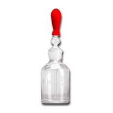 국산 갈아맞춤 스포이드 시약병 백색 100ml