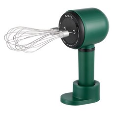 BakeSphere烘焙 無線電動打蛋器打奶機，便攜式手持攪拌器，多段調速，輕鬆製作各式甜點, 【綠色雙棒款】【送蛋清分離器+2攪拌棒】