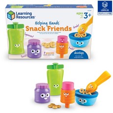 (러닝리소스)LER9126 소근육 스낵친구들 기관용 어린이집 유치원 돌봄교실 특수교육 특수학급 인지교육 언어치료 간식놀이 간식게임