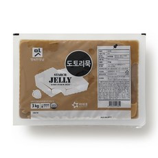 아워홈 행복한맛남 도토리묵 용기포장 중국산, 1개, 3kg