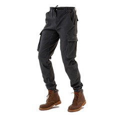 바지 팬츠 모터사이클용 기모 남녀공용 와이드핏 방한, L, 시멘트 그레이(싱글 팬츠) G63