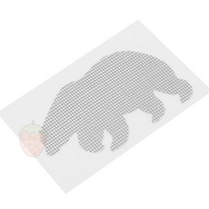 베리굳상점 방충망 보수 스티커 곰